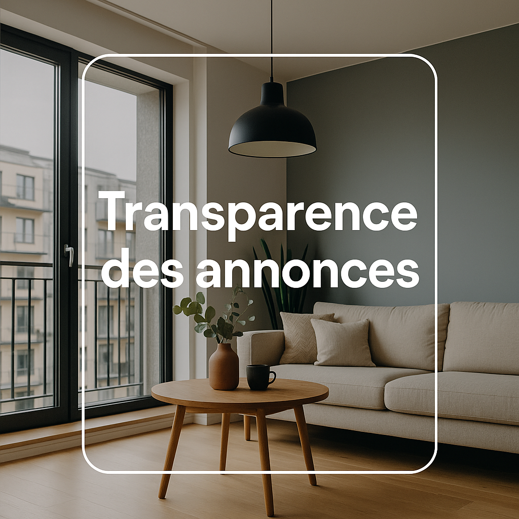 Transparence des annonces